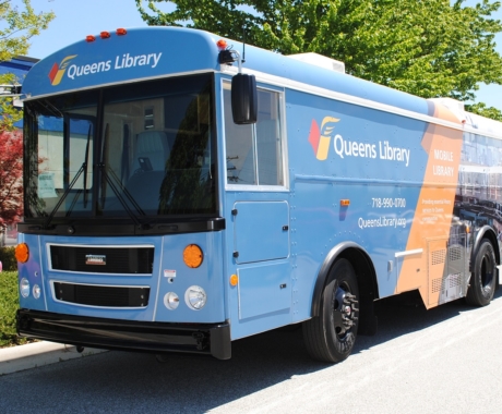 Queens Library Bookmobiles